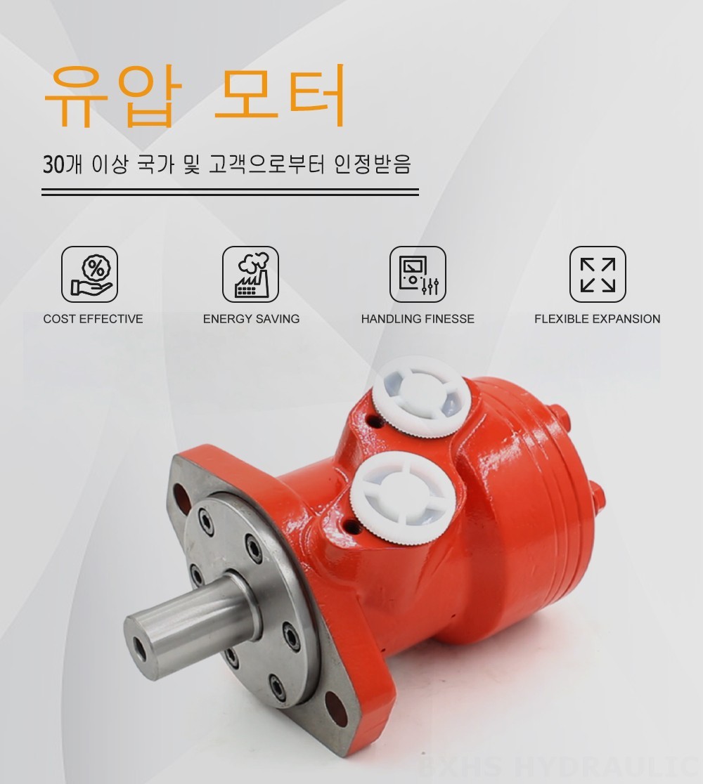 BMP 사이클로이드 유압 모터 50 cc/r 38 Lpm 유압 모터